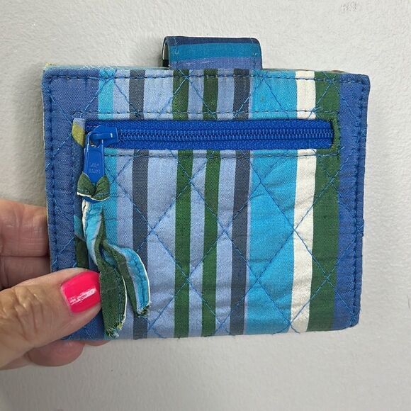 Vera Bradley Caribbean Square Slim Wallet - Picture 2 of 3